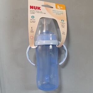 NUK Blue Learner Straw Cup, 10oz